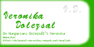 veronika dolezsal business card